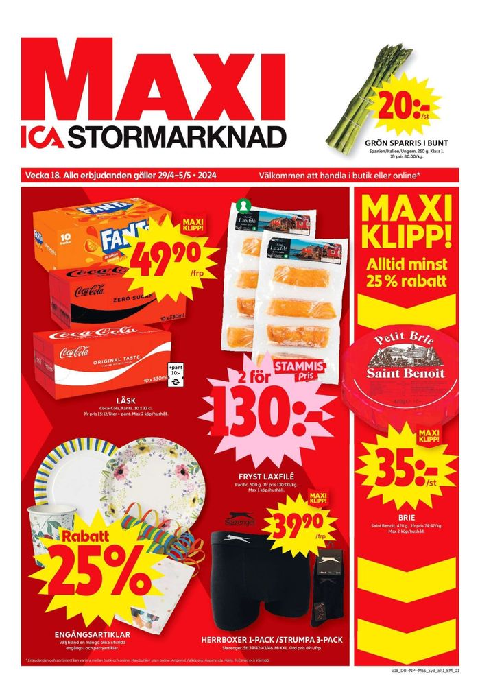 ICA Maxi-katalog i Löddeköpinge | ICA Maxi Erbjudanden | 2024-04-29 - 2024-05-05