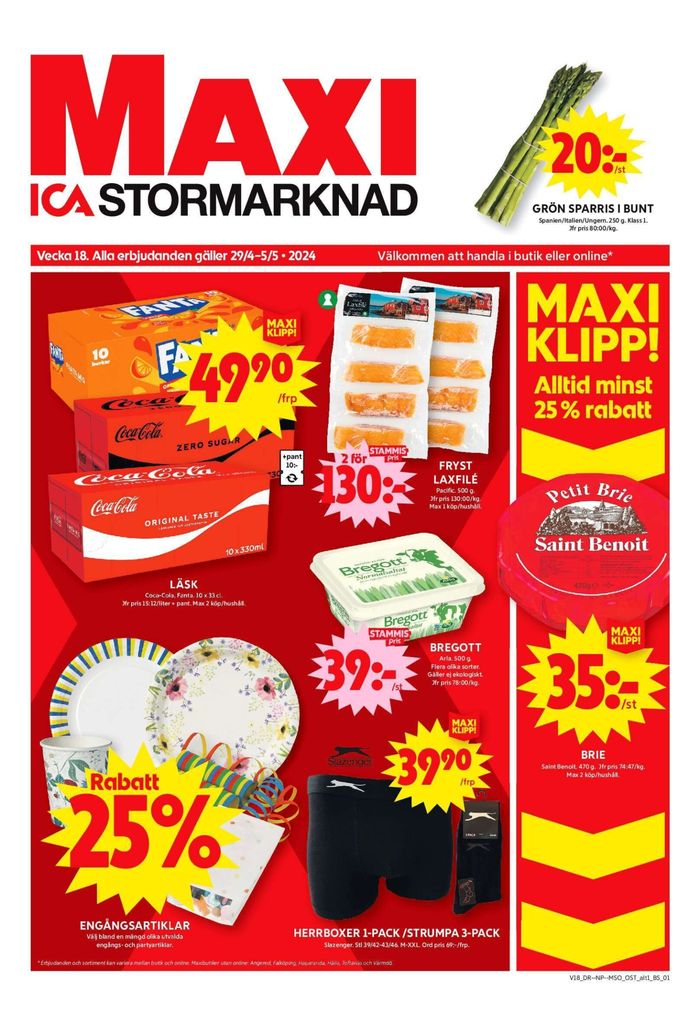 ICA Maxi-katalog i Stockholm | ICA Maxi Erbjudanden | 2024-04-29 - 2024-05-05