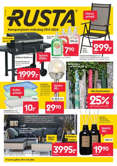 Erbjudanden av Möbler och Inredning | Rusta reklambad de Rusta | 2024-04-29 - 2024-05-13