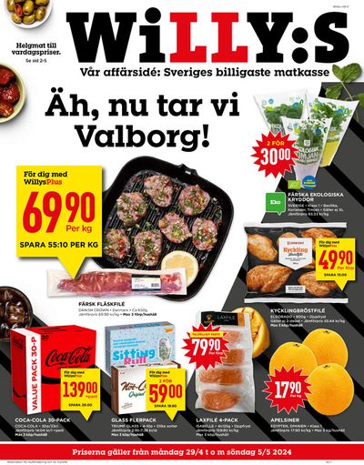 Erbjudanden av Matbutiker i Åtvidaberg | Willys Erbjudanden de Willys | 2024-04-29 - 2024-05-05