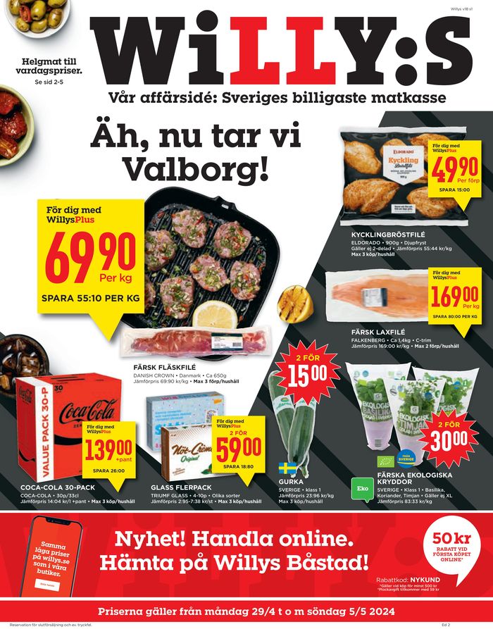 Willys-katalog i Båstad | Willys Erbjudanden | 2024-04-29 - 2024-05-05