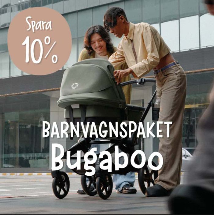 Bonti-katalog i Stockholm | Spara 10% Barnavagnspaket Bugaboo ! | 2024-04-29 - 2024-05-22