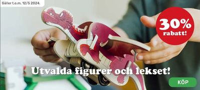 Erbjudanden av Leksaker och Barn i Ödeshög | 30% rabatt! Utvalda figurer och lekset! de Stor & Liten | 2024-04-29 - 2024-05-12