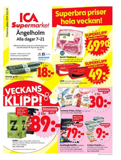 ICA Supermarket-katalog i Strövelstorp | ICA Supermarket Erbjudanden | 2024-04-29 - 2024-05-05