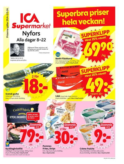 ICA Supermarket-katalog i Marielund (Södermanland) | ICA Supermarket Erbjudanden | 2024-04-29 - 2024-05-05