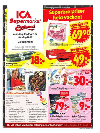 ICA Supermarket-katalog i Stockholm | ICA Supermarket Erbjudanden | 2024-04-29 - 2024-05-05