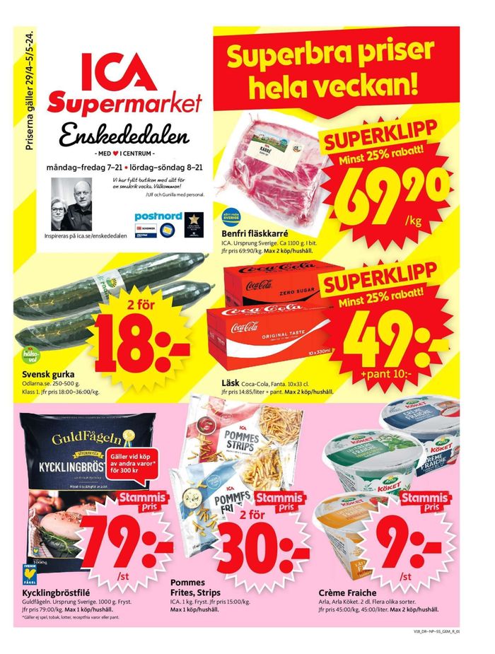 ICA Supermarket-katalog i Nybygget (Stockholm) | ICA Supermarket Erbjudanden | 2024-04-29 - 2024-05-05