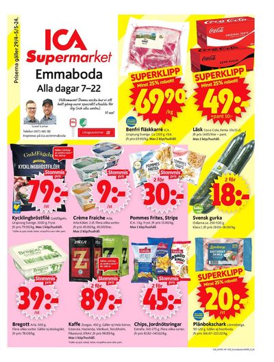 ICA Supermarket-katalog i Vissefjärda | ICA Supermarket Erbjudanden | 2024-04-29 - 2024-05-05