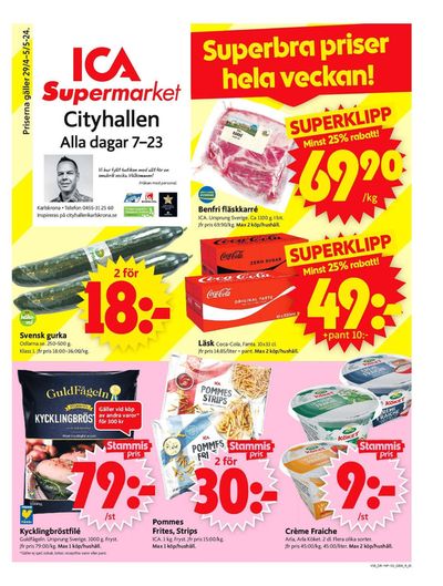ICA Supermarket-katalog i Johannishus | ICA Supermarket Erbjudanden | 2024-04-29 - 2024-05-05