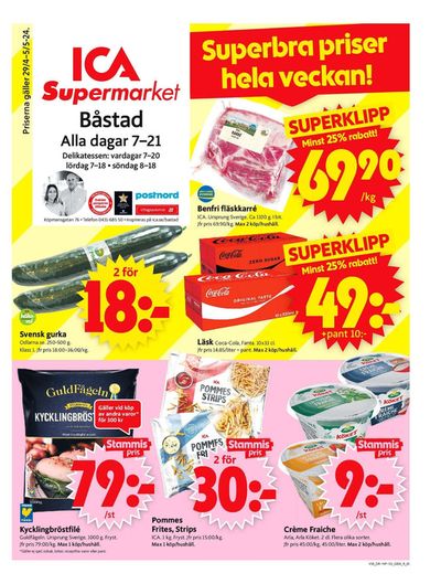 ICA Supermarket-katalog i Östra Karup | ICA Supermarket Erbjudanden | 2024-04-29 - 2024-05-05