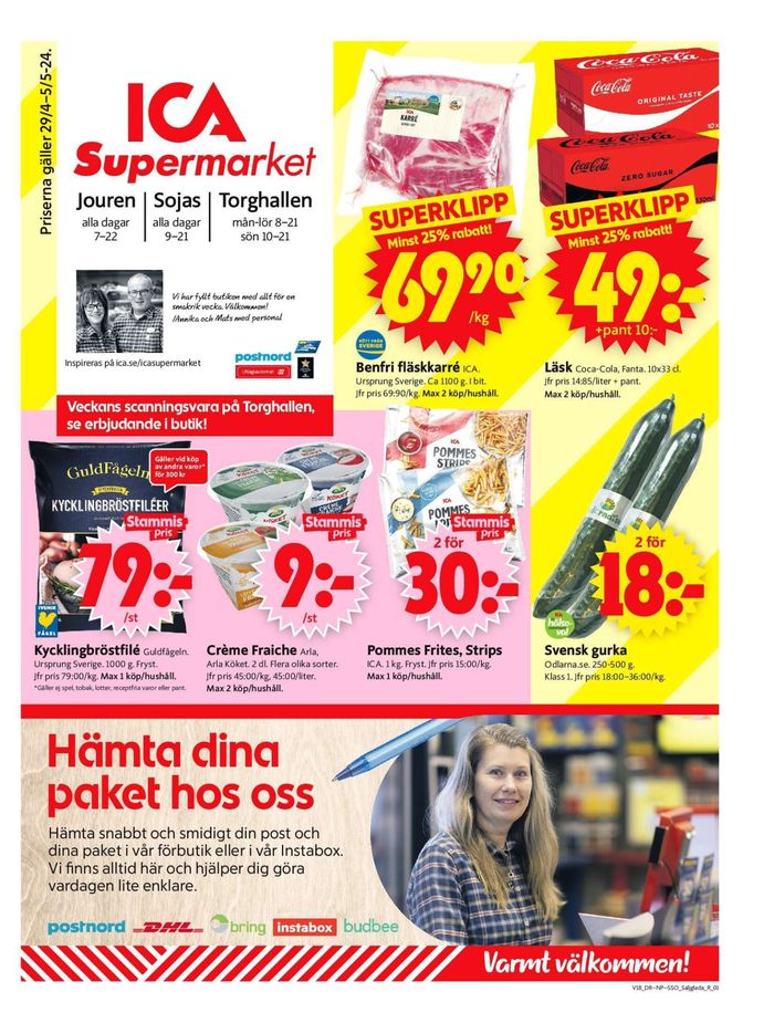 ICA Supermarket-katalog i Askersund | ICA Supermarket Erbjudanden | 2024-04-29 - 2024-05-05