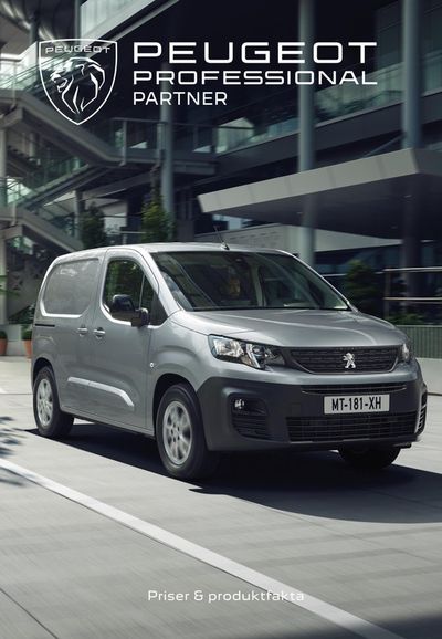Peugeot-katalog i Kungsbacka | Peugeot Partner & E-Partner transportbil el | 2024-05-02 - 2025-05-02