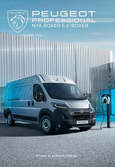 Peugeot-katalog i Vattnäs | Peugeot E-Boxer och Boxer | 2024-05-02 - 2025-05-02