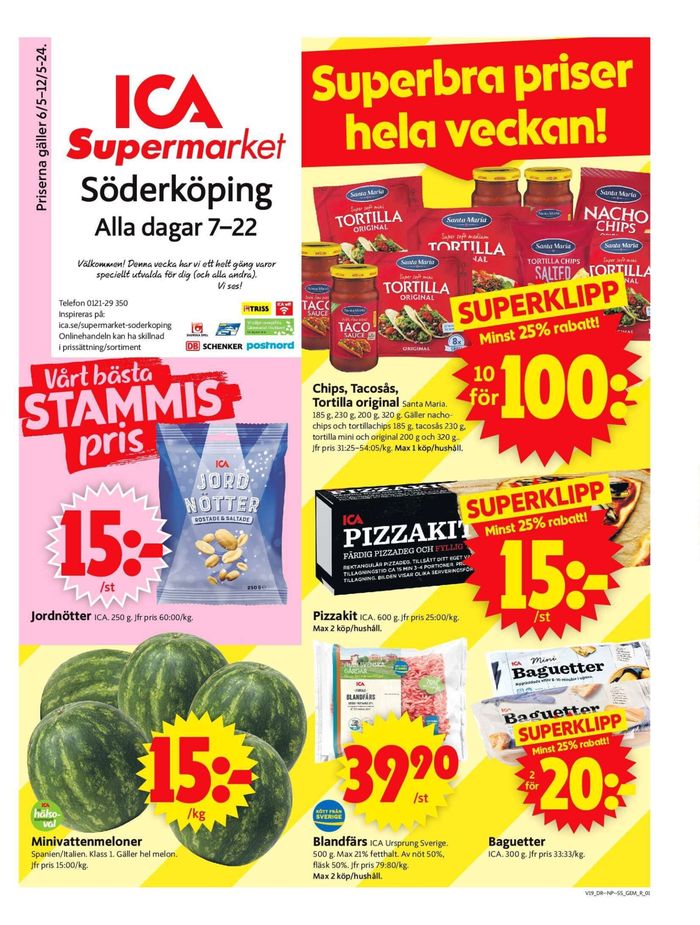 ICA Supermarket-katalog i Söderköping | ICA Supermarket Erbjudanden | 2024-05-03 - 2024-05-17