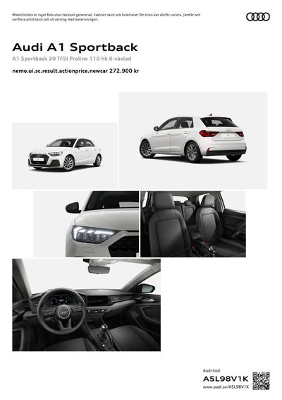 Audi-katalog i Viken (Skåne) | Audi A1 Sportback | 2024-05-03 - 2025-05-03