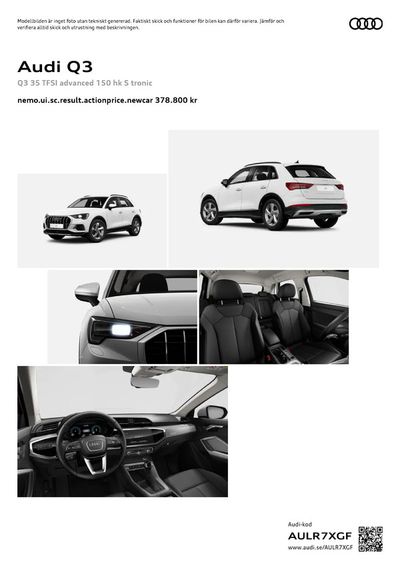 Audi-katalog i Skövde | Audi Q3 | 2024-05-03 - 2025-05-03