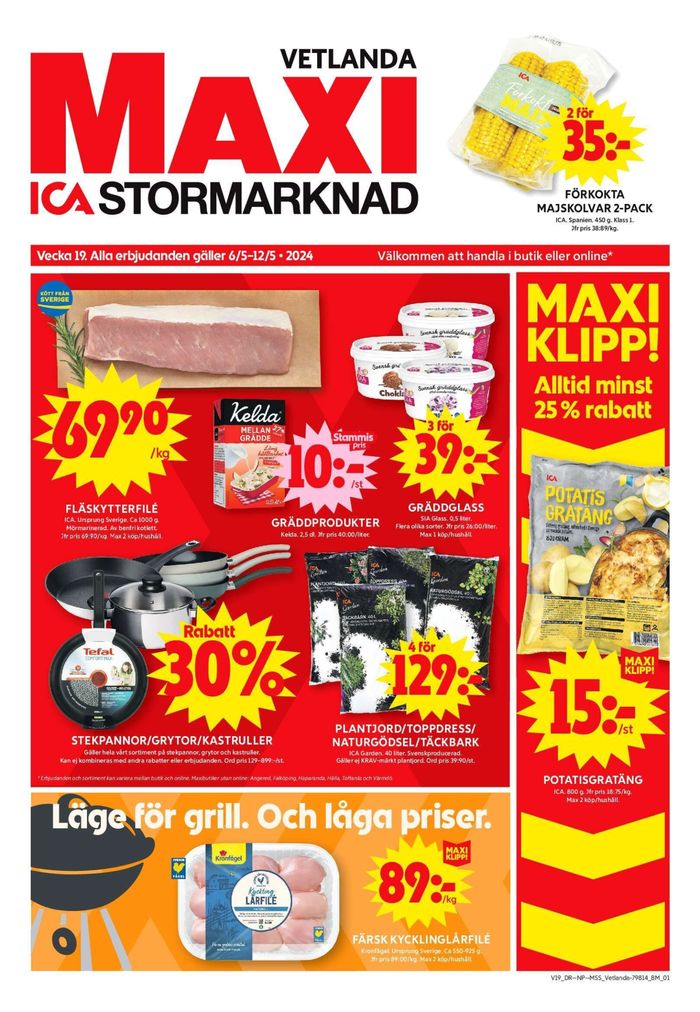 ICA Maxi-katalog i Vetlanda | ICA Maxi Erbjudanden | 2024-05-05 - 2024-05-19