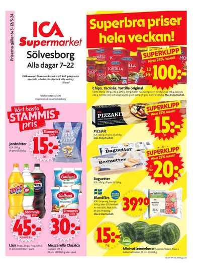 ICA Supermarket-katalog i Hammarslund | ICA Supermarket Erbjudanden | 2024-05-06 - 2024-05-20