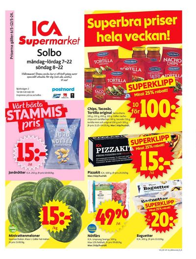 ICA Supermarket-katalog i Vårsta | ICA Supermarket Erbjudanden | 2024-05-06 - 2024-05-12