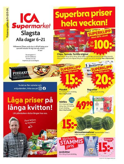 ICA Supermarket-katalog i Kvicksund | ICA Supermarket Erbjudanden | 2024-05-06 - 2024-05-12