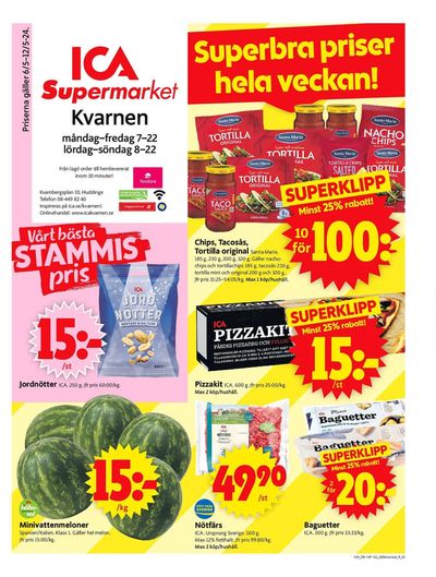 ICA Supermarket-katalog i Gladö kvarn | ICA Supermarket Erbjudanden | 2024-05-06 - 2024-05-12