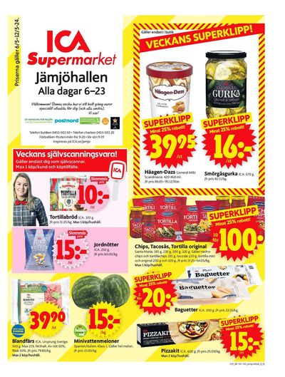 ICA Supermarket-katalog i Fågelmara | ICA Supermarket Erbjudanden | 2024-05-06 - 2024-05-12