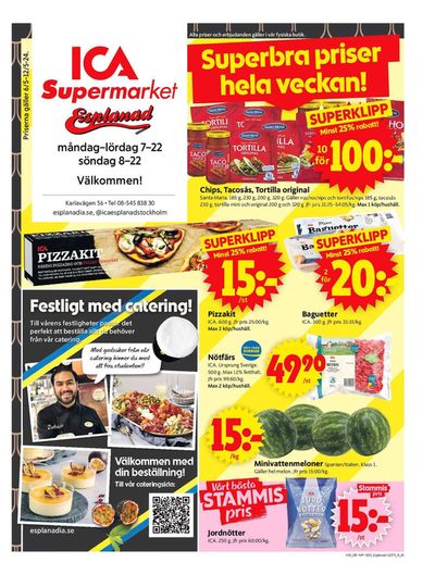 Erbjudanden av Matbutiker | ICA Supermarket Erbjudanden de ICA Supermarket | 2024-05-06 - 2024-05-12
