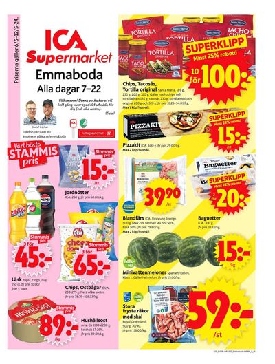 ICA Supermarket-katalog i Älmeboda | ICA Supermarket Erbjudanden | 2024-05-06 - 2024-05-12