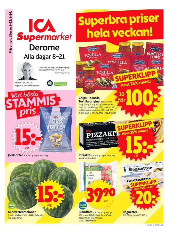 ICA Supermarket-katalog i Veddige | ICA Supermarket Erbjudanden | 2024-05-06 - 2024-05-12