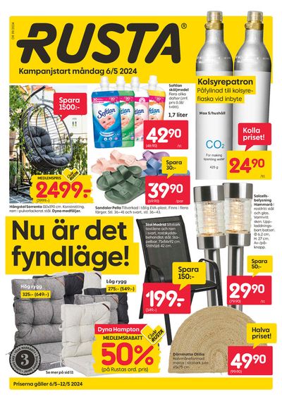 Erbjudanden av Möbler och Inredning i Svedala | Rusta reklambad de Rusta | 2024-05-06 - 2024-05-20