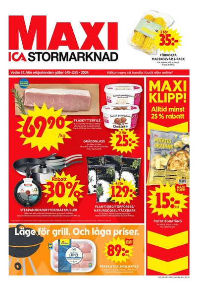 Erbjudanden av Matbutiker i Timrå | ICA Maxi Erbjudanden de ICA Maxi | 2024-05-06 - 2024-05-12