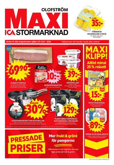 ICA Maxi-katalog i Horsarydmark | ICA Maxi Erbjudanden | 2024-05-06 - 2024-05-12