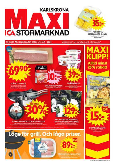 ICA Maxi-katalog i Östra Rödeby | ICA Maxi Erbjudanden | 2024-05-06 - 2024-05-12