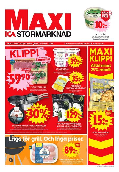 ICA Maxi-katalog i Åkerby (Uppsala) | ICA Maxi Erbjudanden | 2024-05-06 - 2024-05-12