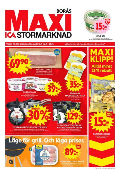 ICA Maxi-katalog i Viareds sommarstad | ICA Maxi Erbjudanden | 2024-05-06 - 2024-05-12