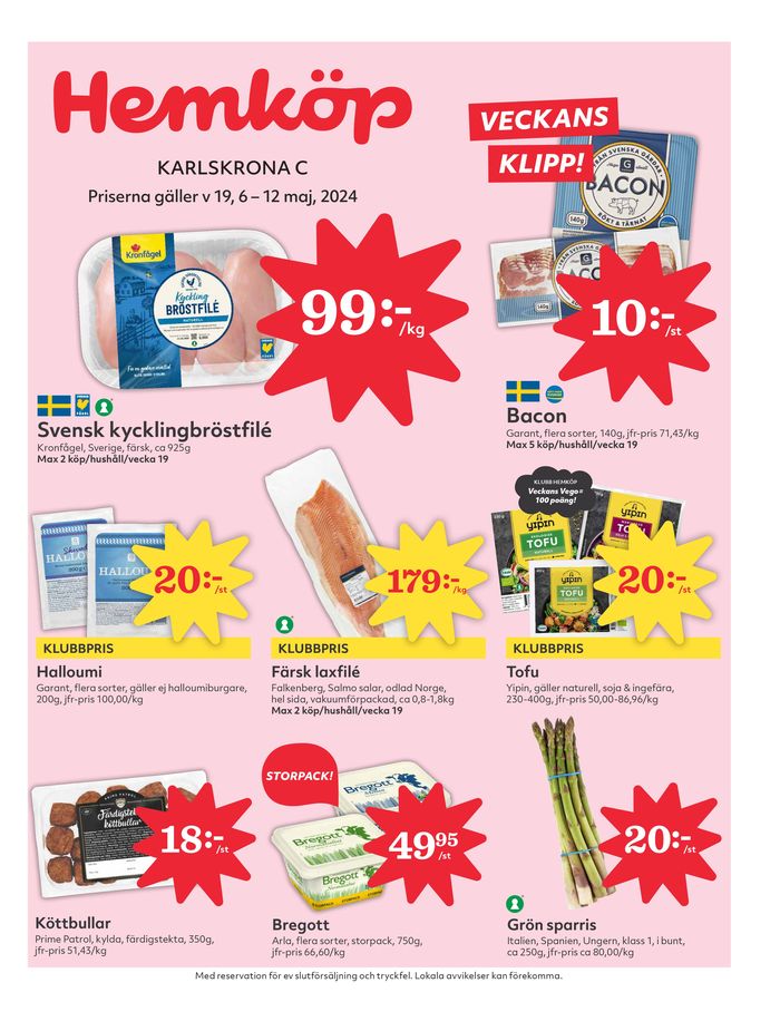 Hemköp-katalog i Karlskrona | Hemköp Erbjudanden | 2024-05-06 - 2024-05-12