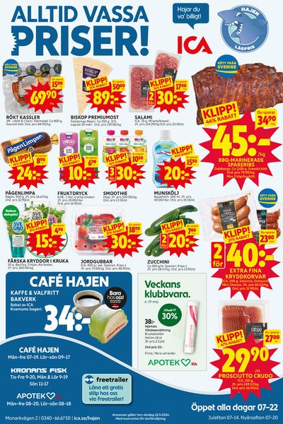 ICA Hajen Lågpris-katalog i Varberg | ICA Hajen Lågpris reklamblad | 2024-05-06 - 2024-05-20