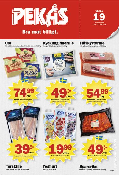 Erbjudanden av Matbutiker i Hällefors | Pekås Veckans kampanjblad de Pekås | 2024-05-06 - 2024-05-20