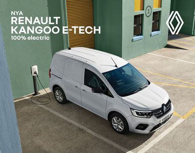Renault-katalog i Älmhult | Renault Kangoo E-Tech 100% electric | 2024-05-06 - 2025-05-06