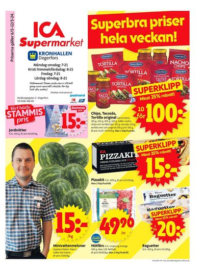 ICA Supermarket-katalog i Degerfors | ICA Supermarket Erbjudanden | 2024-05-06 - 2024-05-12