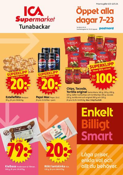 ICA Supermarket-katalog i Järlåsa | ICA Supermarket Erbjudanden | 2024-05-07 - 2024-05-21