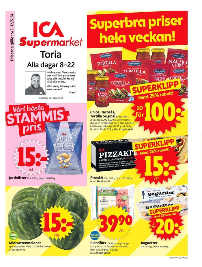 ICA Supermarket-katalog i Torsby (Värmland) | ICA Supermarket Erbjudanden | 2024-05-06 - 2024-05-12