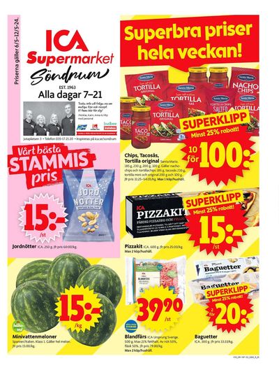 ICA Supermarket-katalog i Gullbrandstorp | ICA Supermarket Erbjudanden | 2024-05-06 - 2024-05-12
