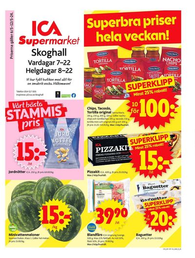 ICA Supermarket-katalog i Hammarö | ICA Supermarket Erbjudanden | 2024-05-06 - 2024-05-12