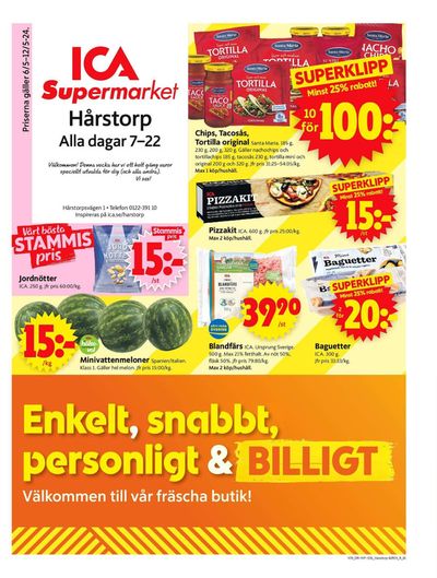 ICA Supermarket-katalog i Hällestad | ICA Supermarket Erbjudanden | 2024-05-06 - 2024-05-12