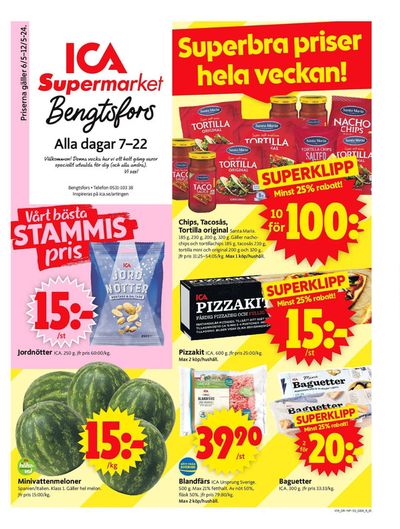 ICA Supermarket-katalog i Dals Långed | ICA Supermarket Erbjudanden | 2024-05-06 - 2024-05-12