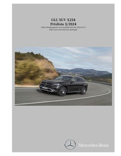 Mercedes-Benz-katalog i Gävle | Mercedes-Benz Offroader X254 | 2024-05-08 - 2025-05-08