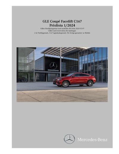 Mercedes-Benz-katalog i Arvika | Mercedes-Benz Coupe C167-fl | 2024-05-08 - 2025-05-08