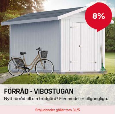 Byggmax-katalog i Sollefteå | Hasta 8% forrad - vibostugan ! | 2024-05-08 - 2024-05-31