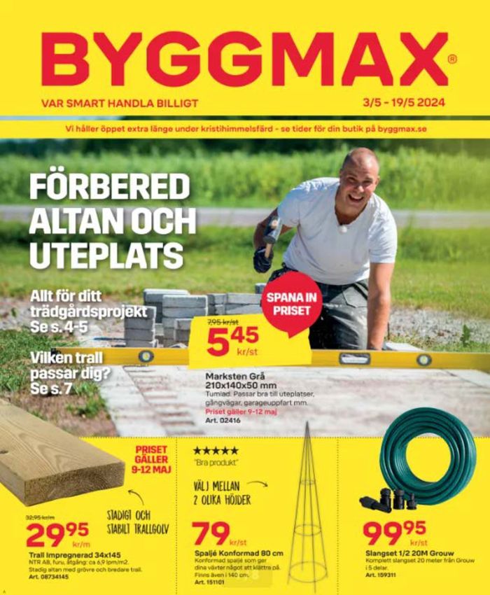 Byggmax-katalog i Sunne | Byggmax katalog ! | 2024-05-09 - 2024-05-19